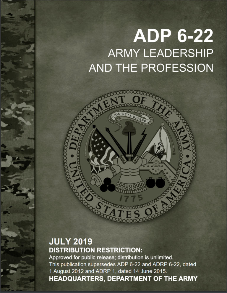 ADP 6-22 ARMY LEADERSHIP AND THE PROFESSION