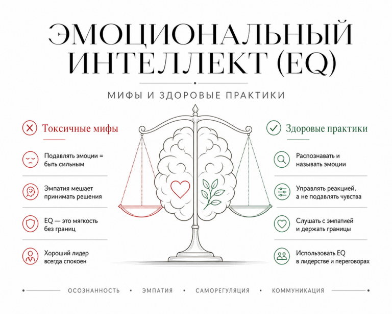 Краткий гайд/чеклист по эмоциональному интеллекту